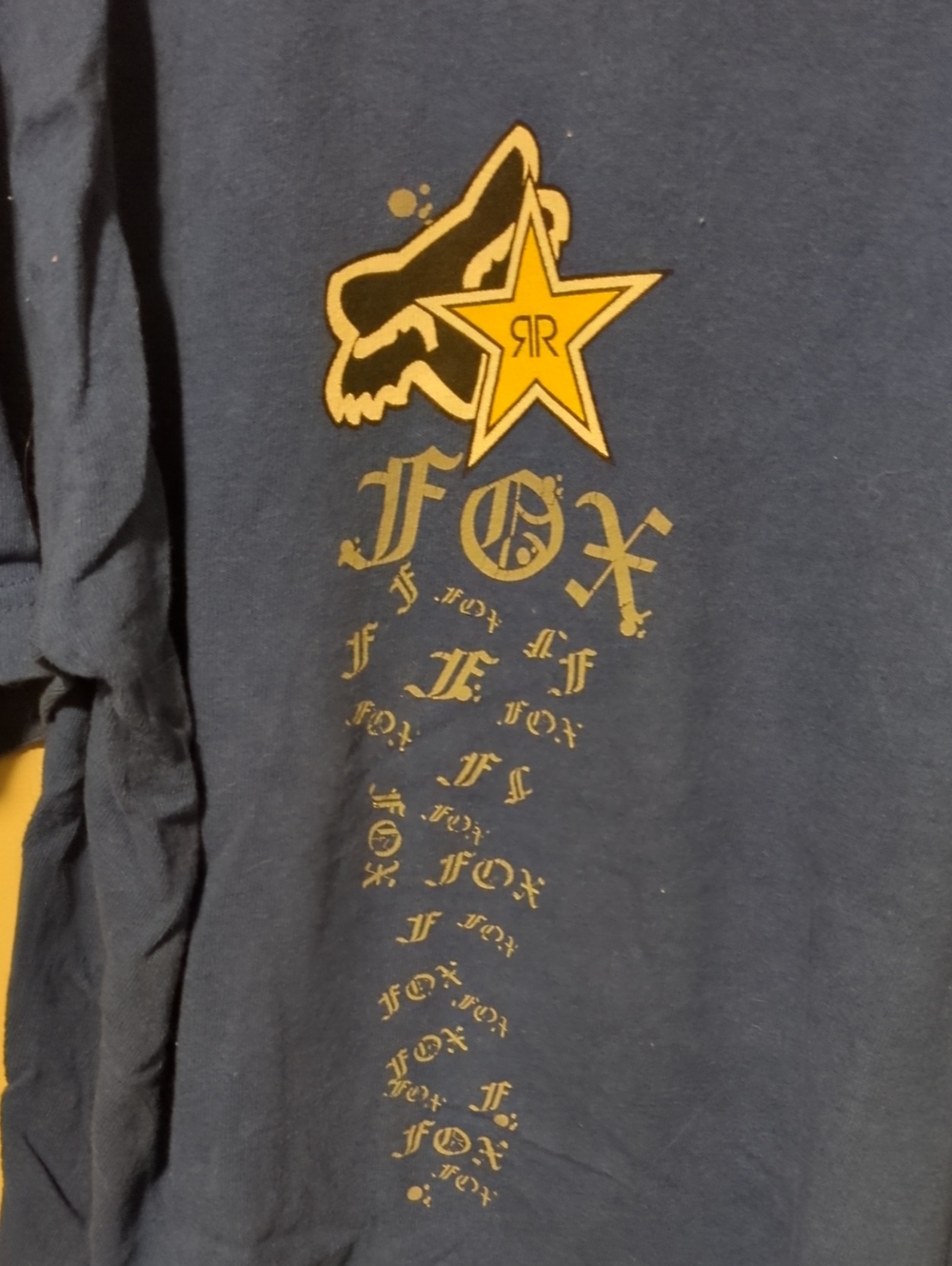 Y2K Rockstar Fox Racing Tee - Picture 3 of 4